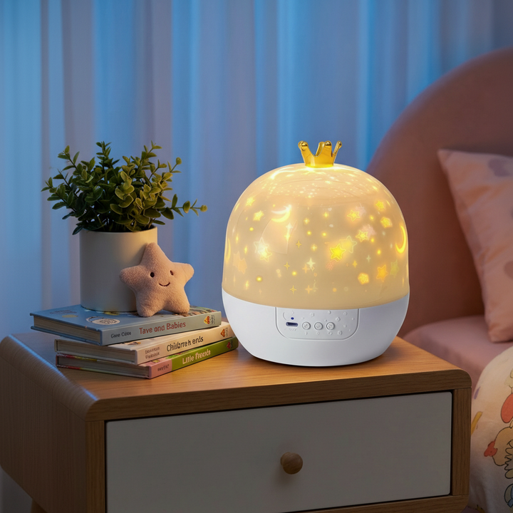 Night Sky Projector Lamp Kids LED Night Light Themed Slides