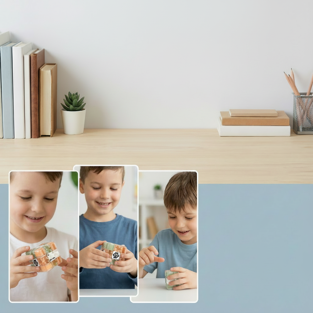 3D Labyrinth Puzzle Cube Brain Teaser Spatial Reasoning Focus