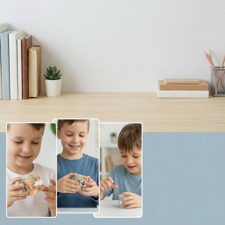 3D Labyrinth Puzzle Cube Brain Teaser Spatial Reasoning Focus