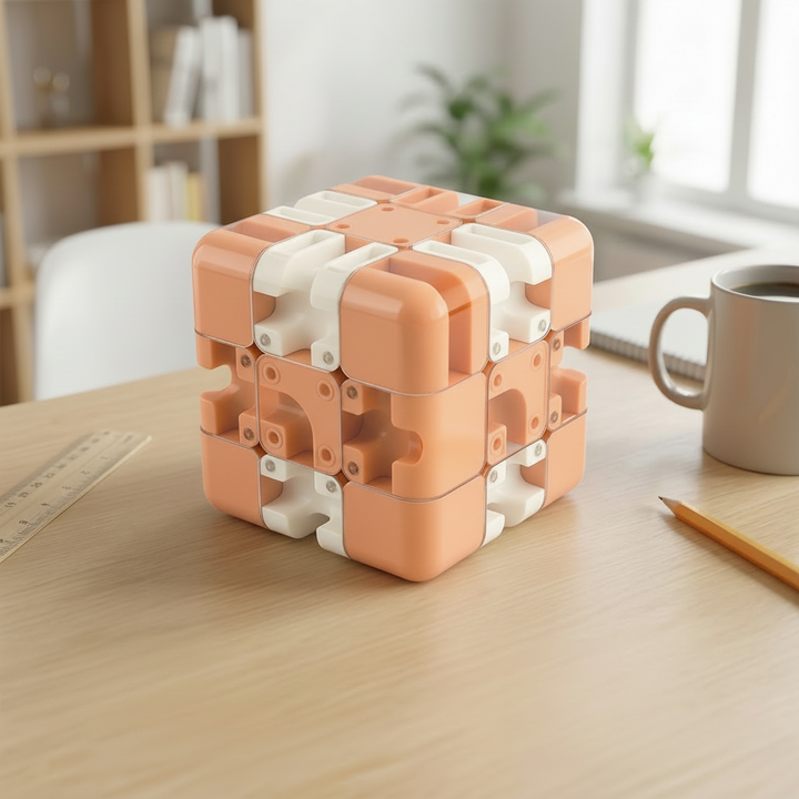 3D Labyrinth Puzzle Cube Brain Teaser Spatial Reasoning Focus