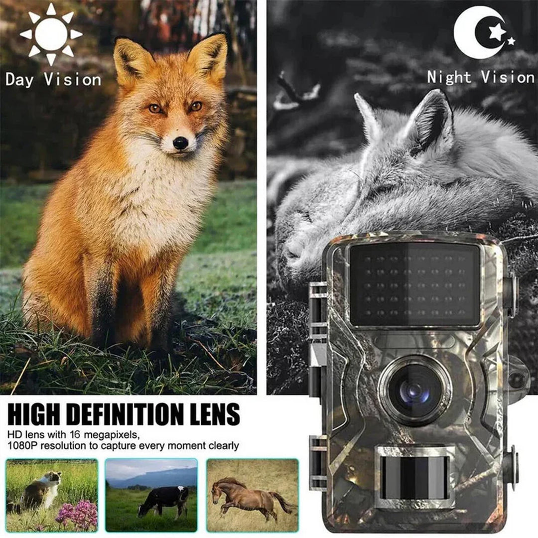Wildlife Camera Trail Outdoor Water Resistant Plastic Camouflage Game Hunting Monitoring - Image 2