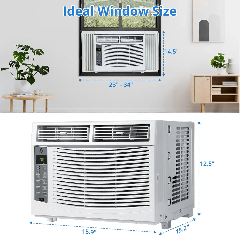 Window Ac Unit Air Conditioner Energy Efficient Compact - Image 3