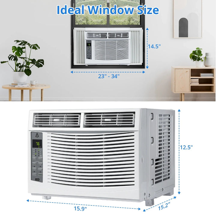 Window Ac Unit Air Conditioner Energy Efficient Compact - Image 3