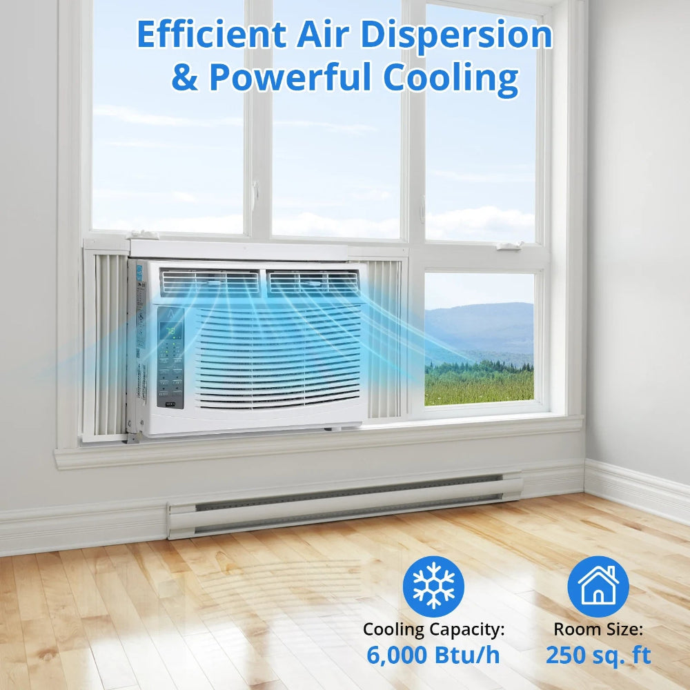 Window Ac Unit Air Conditioner Energy Efficient Compact - Image 4
