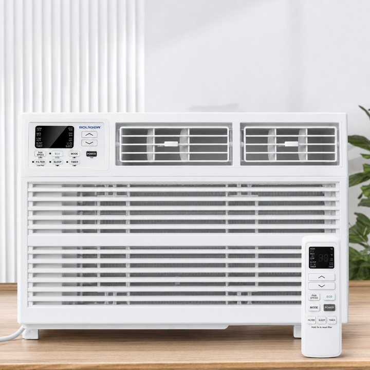 Condizionatore d'Aria Finestra Unità AC Compatto ed Efficiente Energeticamente