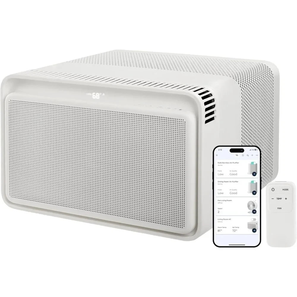 Window Ac Unit Energy Efficient Air Conditioner Remote - Image 2