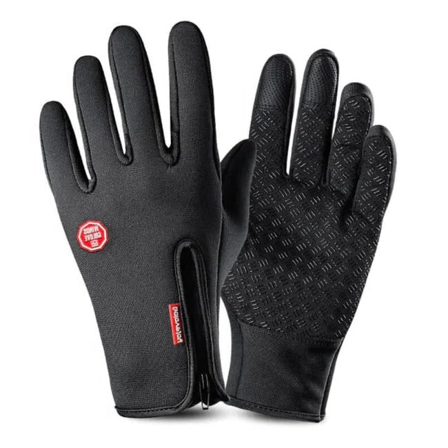 Winter Gloves Thermal Cycling Touch Screen Grip With Zipper And Textured Palm - Image 14