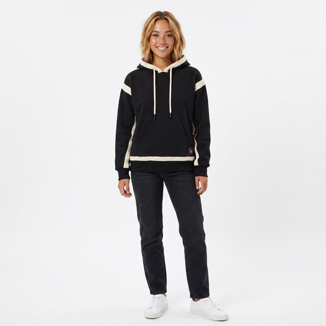 Women's Heated Hoodie USB Powered Pullover Sweatshirt With Built-In Warmth And Integrated Power - Image 3