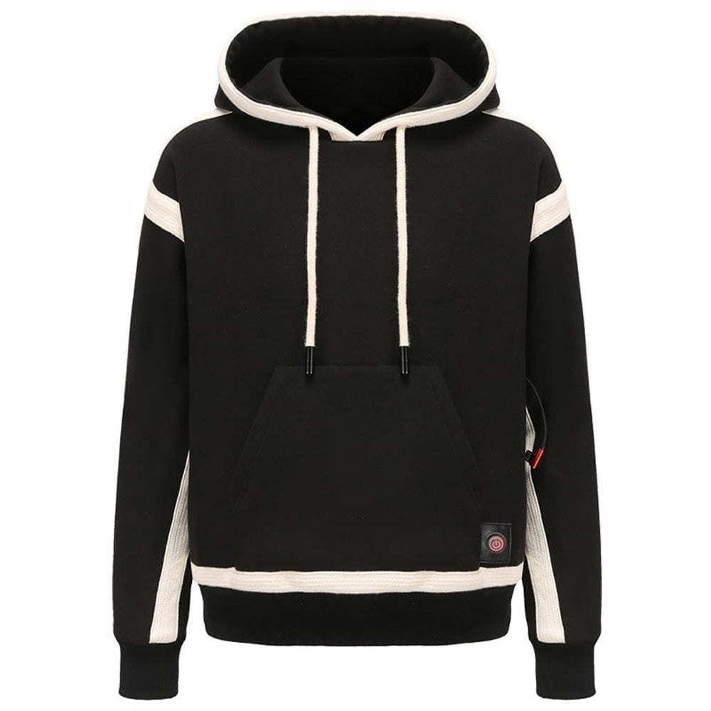 Women's Heated Hoodie USB Powered Pullover Sweatshirt With Built-In Warmth And Integrated Power - Image 2