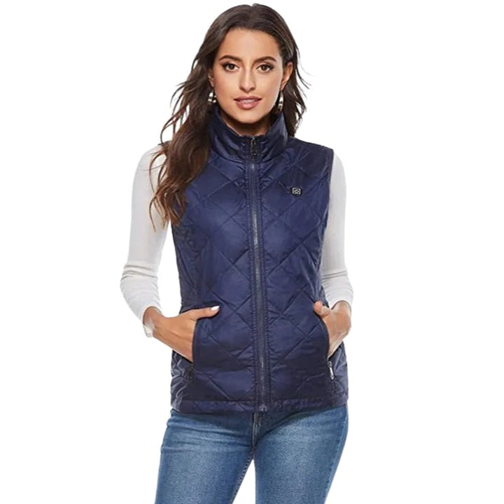 Women's Heated Vest With USB Rechargeable Electric Heating For Chest And Back - Image 6