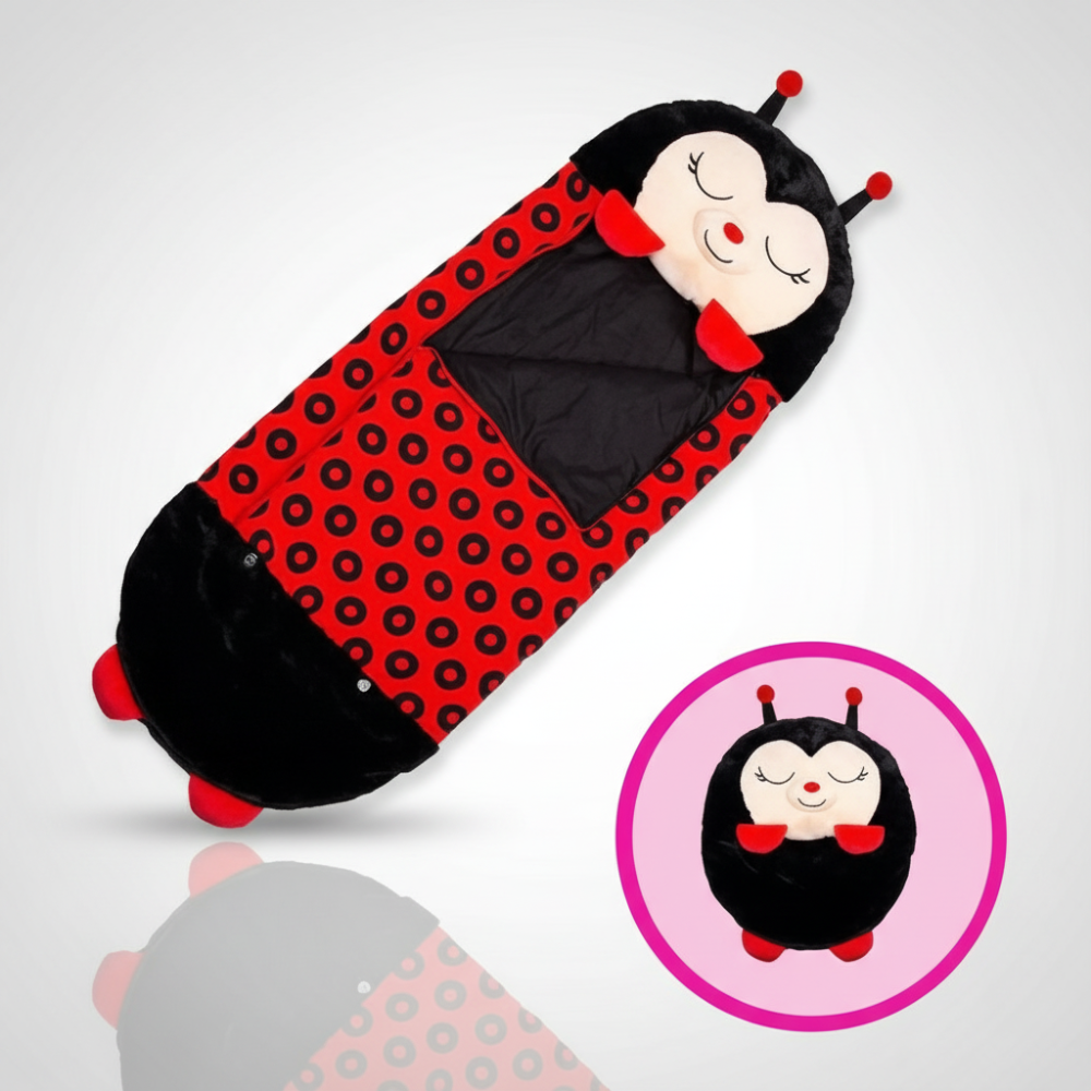 Women's Kids Sleeping Bag Foldable Animal Hooded Lightweight - Image 1