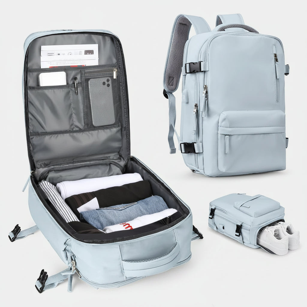 Women's Travel Backpack Waterproof Laptop Carry-On Daypack - Image 8