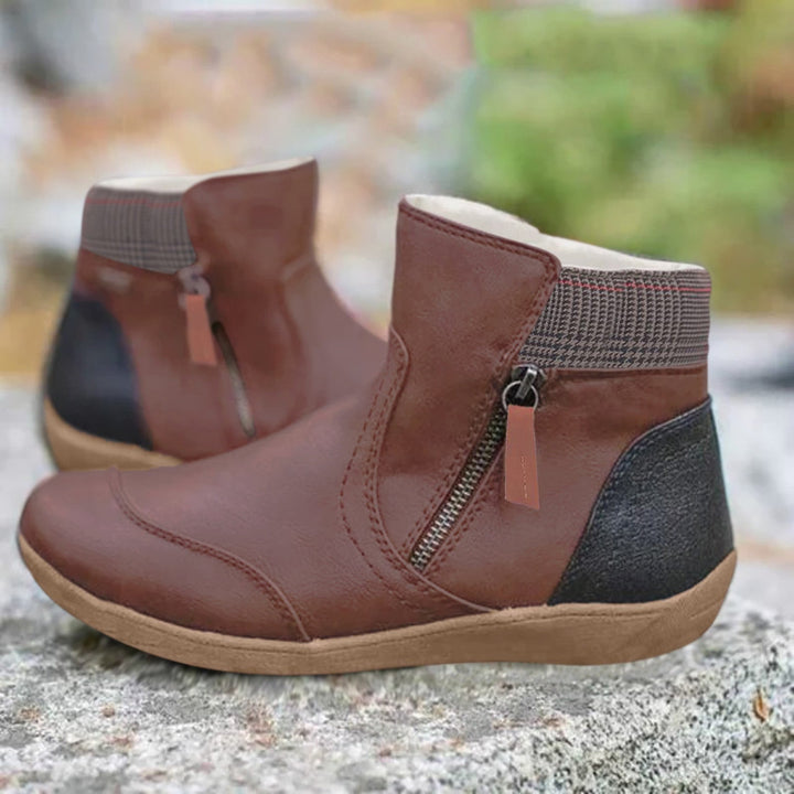 Women's Waterproof Boots Supportive Walking Mid-Calf Stretch - Image 5