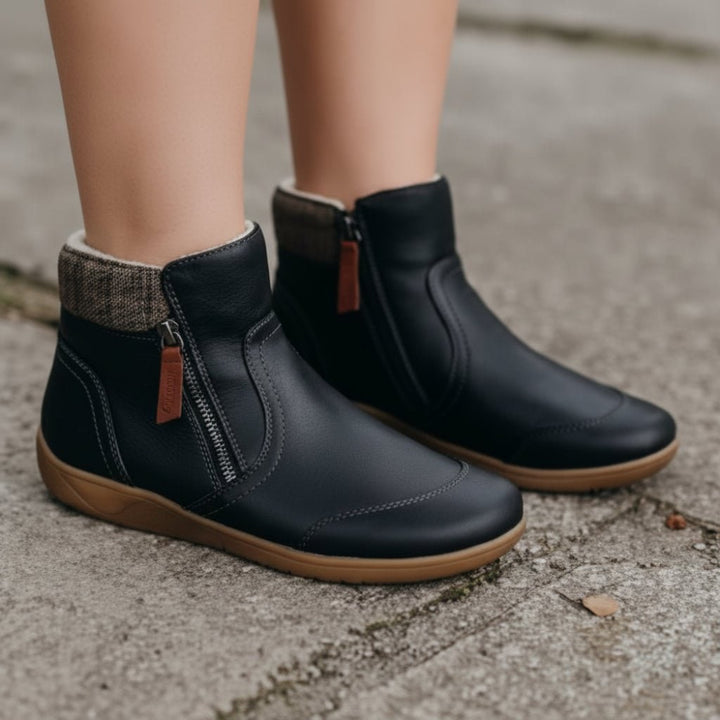Women's Waterproof Boots Supportive Walking Mid-Calf Stretch - Image 6