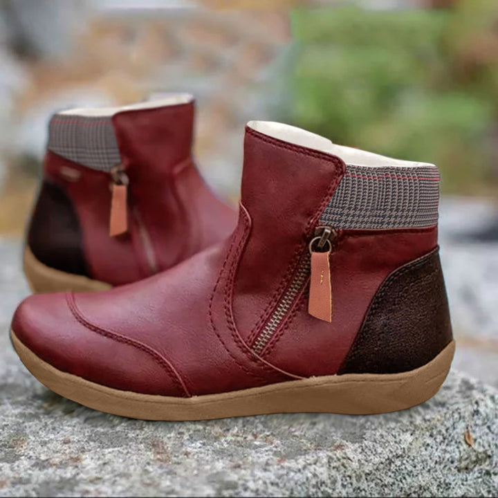 Women's Waterproof Boots Supportive Walking Mid-Calf Stretch - Image 9