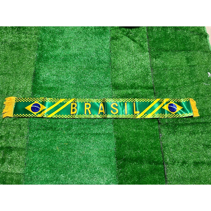 World Cup Brazil Flag Women's Football Scarf Fan Gear Brazil Scarf - Image 3