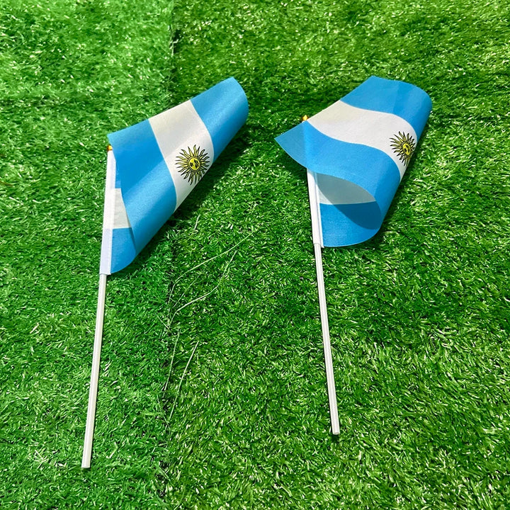 World Cup Men's Argentina Flag National Flag Miniature Set Small Flag - Image 4