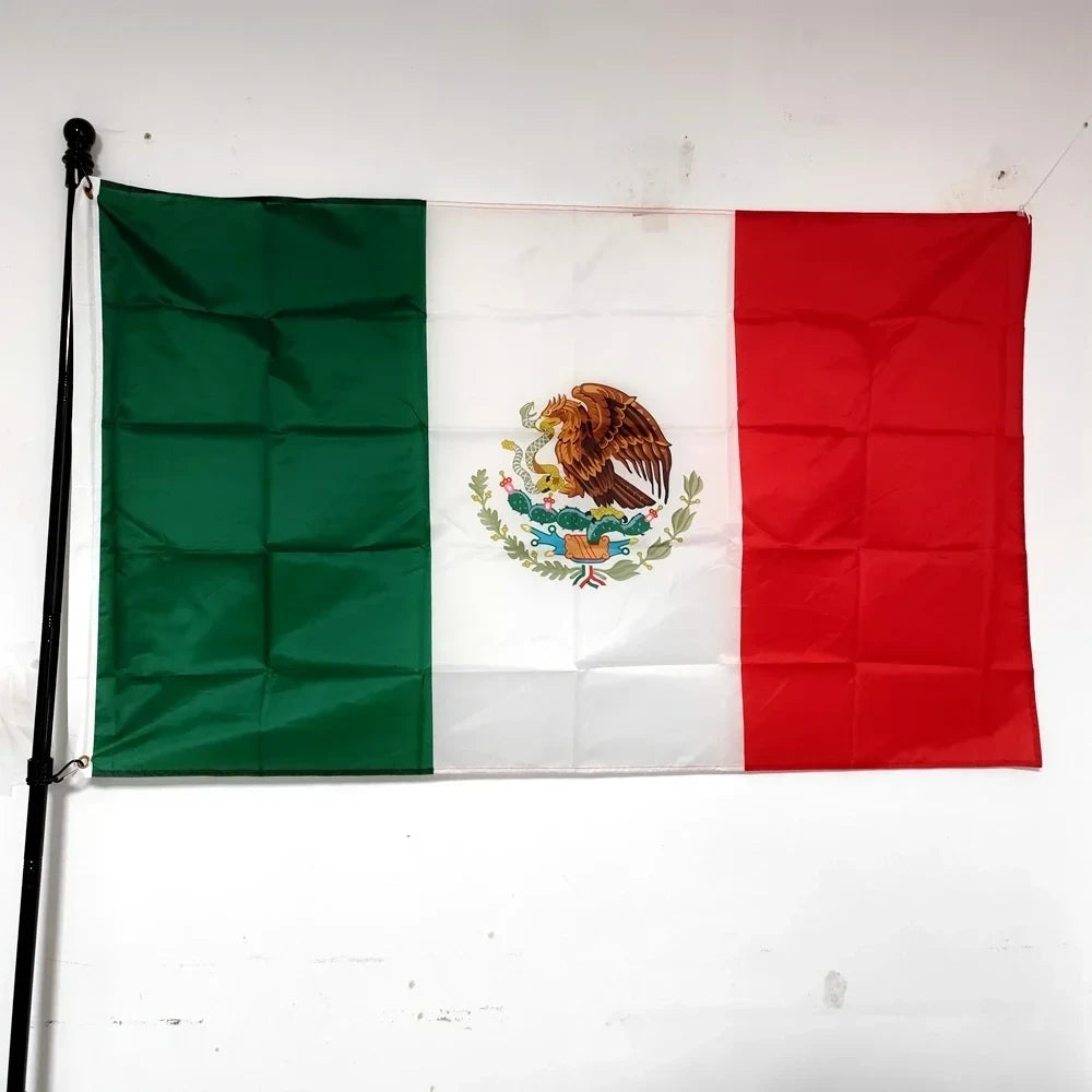 World Cup Men's Mexico Flag Patriotic Flag Outdoor Display Large Flag - Image 1