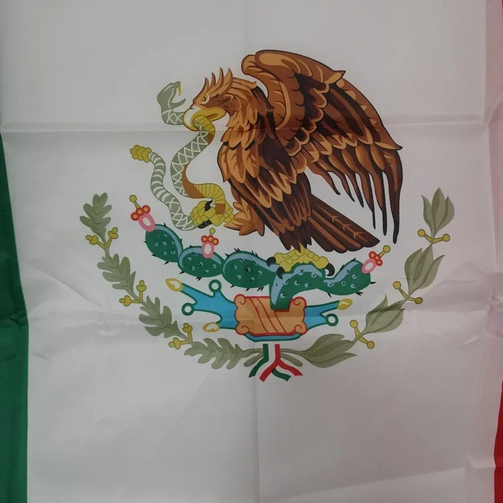 World Cup Men's Mexico Flag Patriotic Flag Outdoor Display Large Flag - Image 5