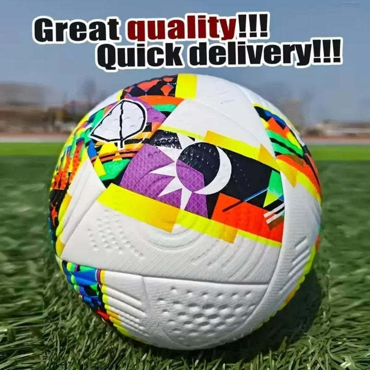 World Cup Training Ball Size 5 Football Colorful Soccer Ball - Image 4