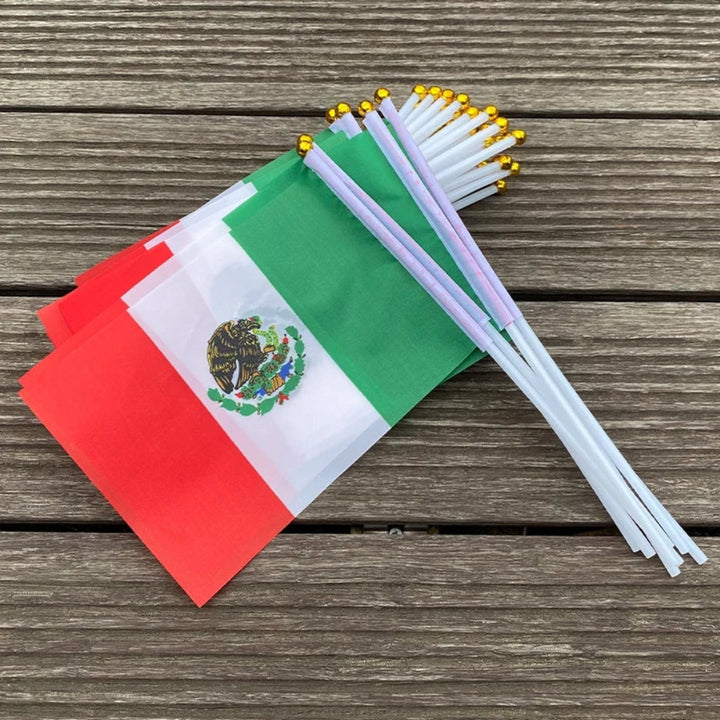 World Cup Women's Mexico Flags Handheld Party Decorations Party Flags - Image 3