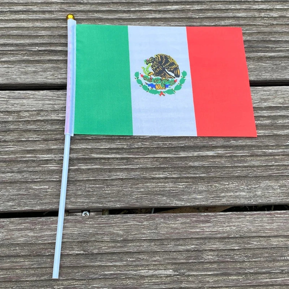 World Cup Women's Mexico Flags Handheld Party Decorations Party Flags - Image 4