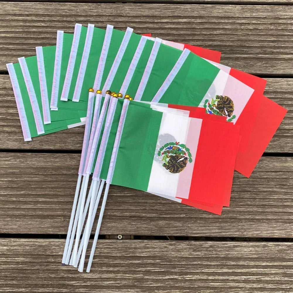 World Cup Women's Mexico Flags Handheld Party Decorations Party Flags - Image 5
