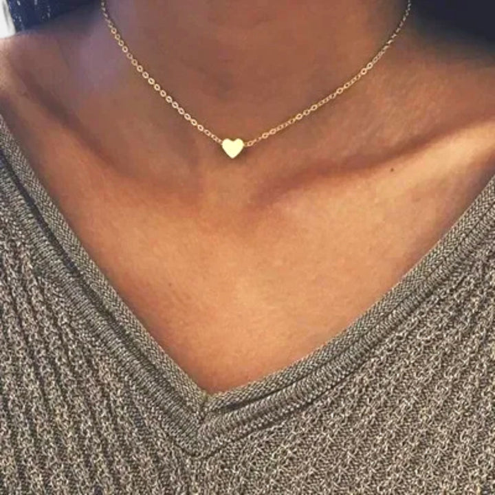 Celzoir | Collier Classy Femme à Pendentif Barre Superposée en Métal Doré – Style Vintage et Chaînes Multiples